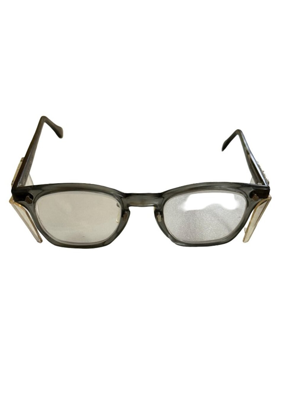 Vintage American Optical AO Flexi-Fit Z87 Safety Glasses Gray Side Shields